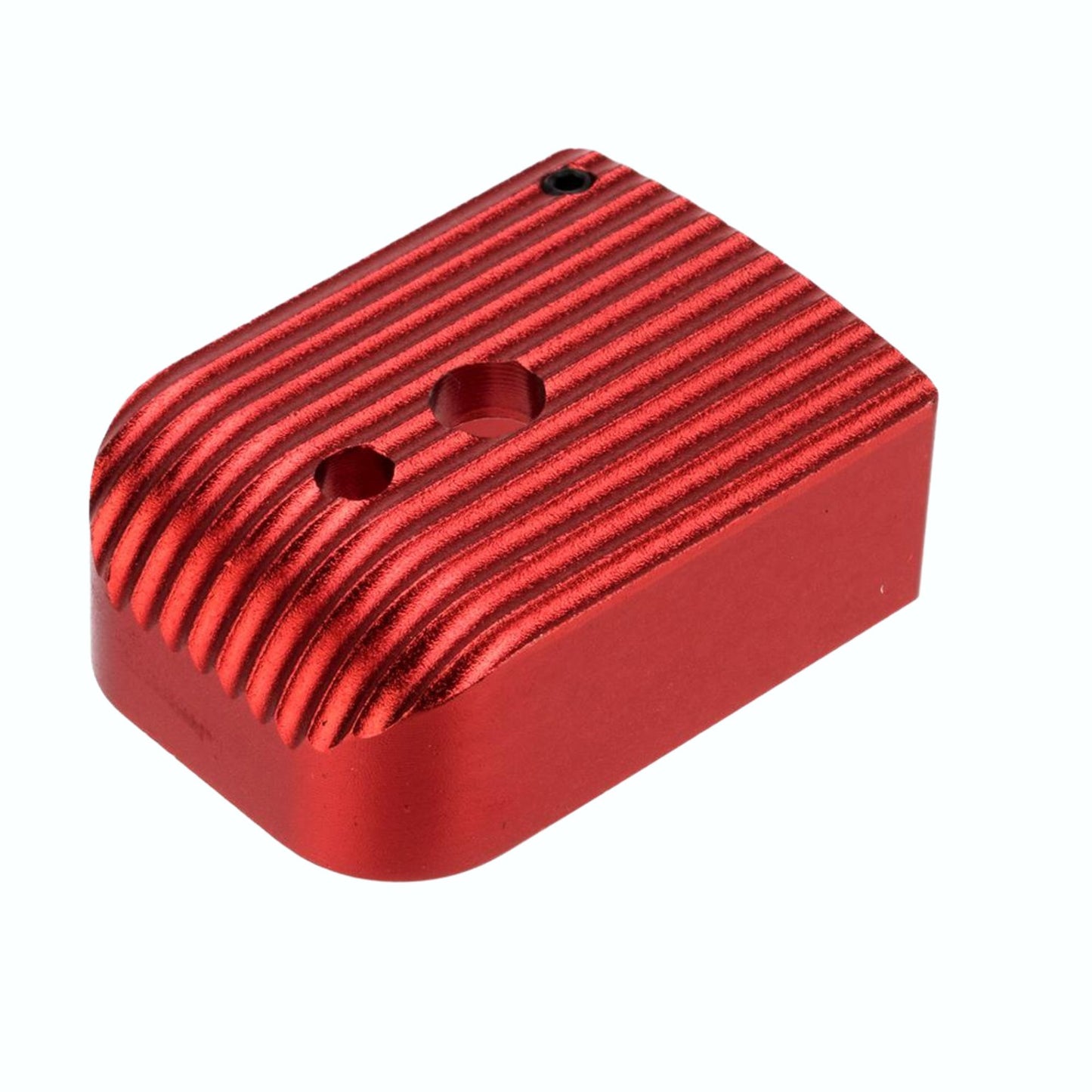 Avengers Type - 5 Aluminum Magazine Base for 5.1 Hi-Capa Series Airsoft GBB Pistol Magazines (Color: Red)