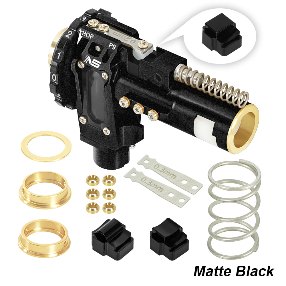 Nexxspeed CNC Aluminum Hopup Chamber Black Edition for M4 AEG