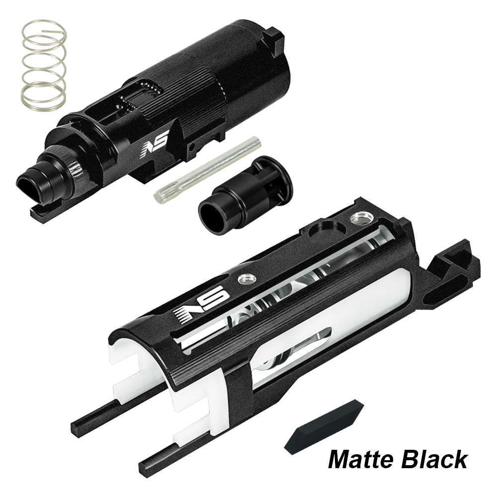 NexxSpeed CNC Aluminum Blowback Unit Set Black Edition - Tokyo Marui Hi-CAPA 4.3 / 5.1