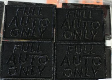 FullAutoOnly Black Patch