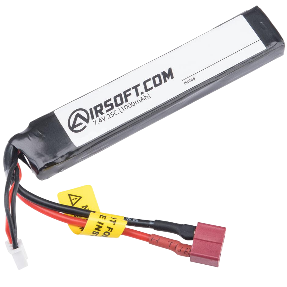 Airsoft.com 7.4v High Performance Airsoft Battery (Model: Standard Deans / 1000mAh)