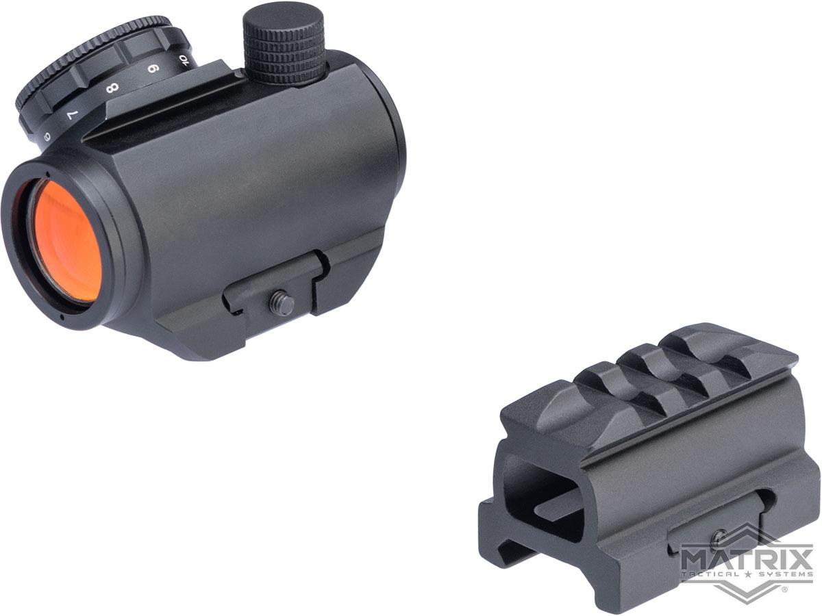 Matrix Compact Red/Green Dot Reflex Sight w/ 1/3rd Cowitness Mount