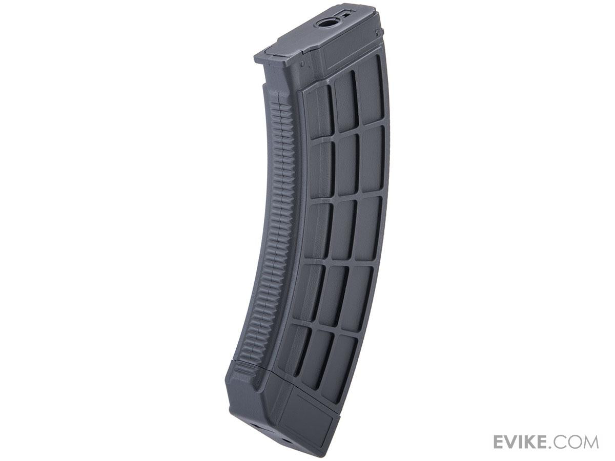 CYMA 200rd Waffle Mid-Cap Magazine for AK Airsoft AEG Rifle (Color: Black)