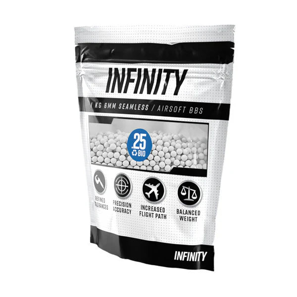 Valken Infinity White BIO Airsoft BBs - Bag