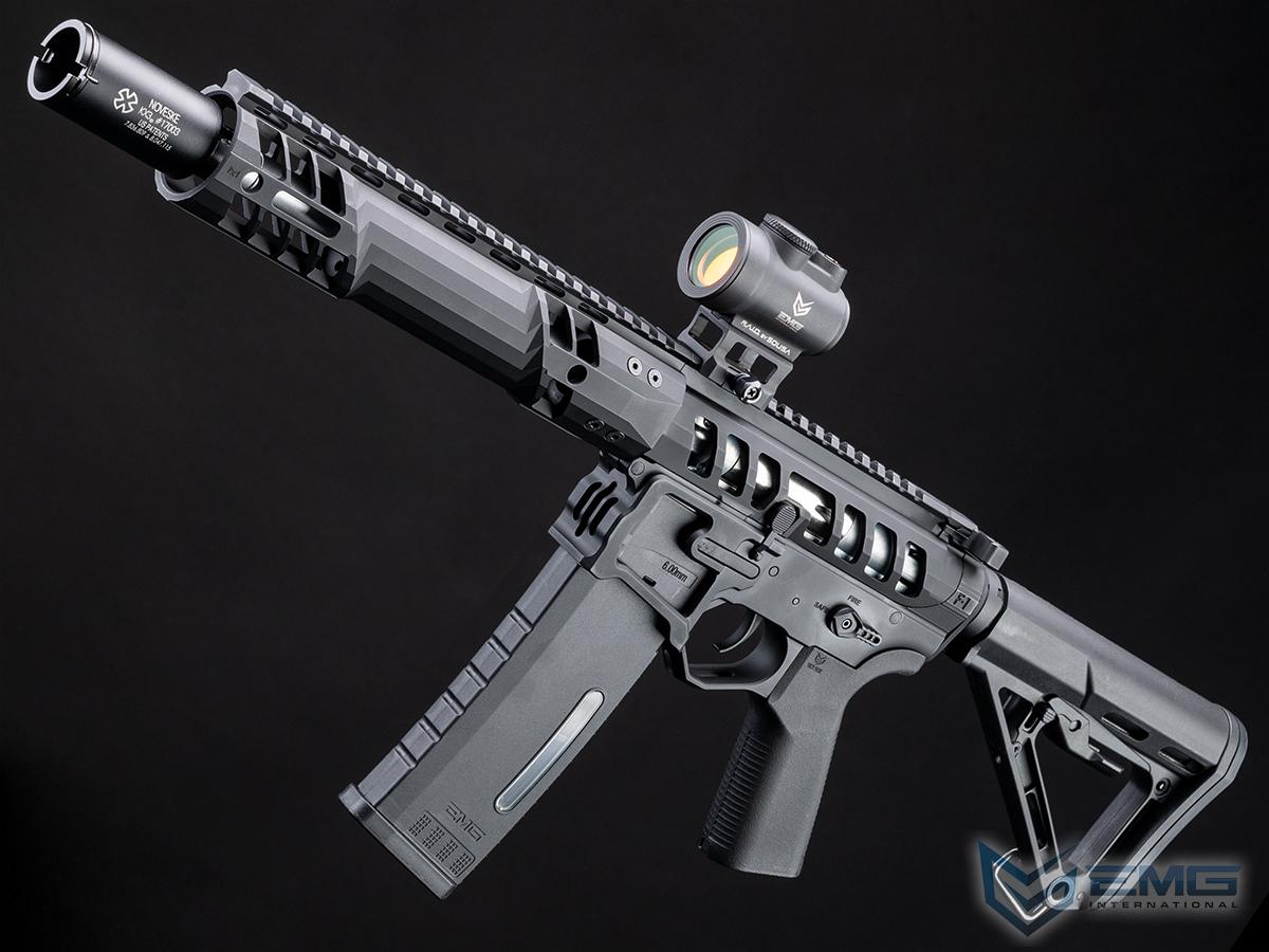 EMG x F1 UDR-15 Skeletonized AR-15 Airsoft AEG Rifle w/ GATE Aster Programmable MOSFET (Model: SBR / Black)