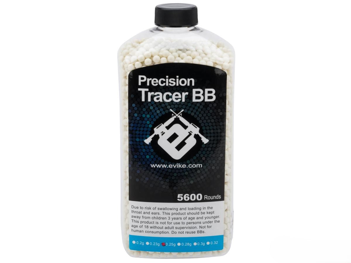 Evike.com Match Grade 6mm Airsoft Tracer BBs (Weight: Green Tracer / .20g / 5600 Rounds) (Copy)
