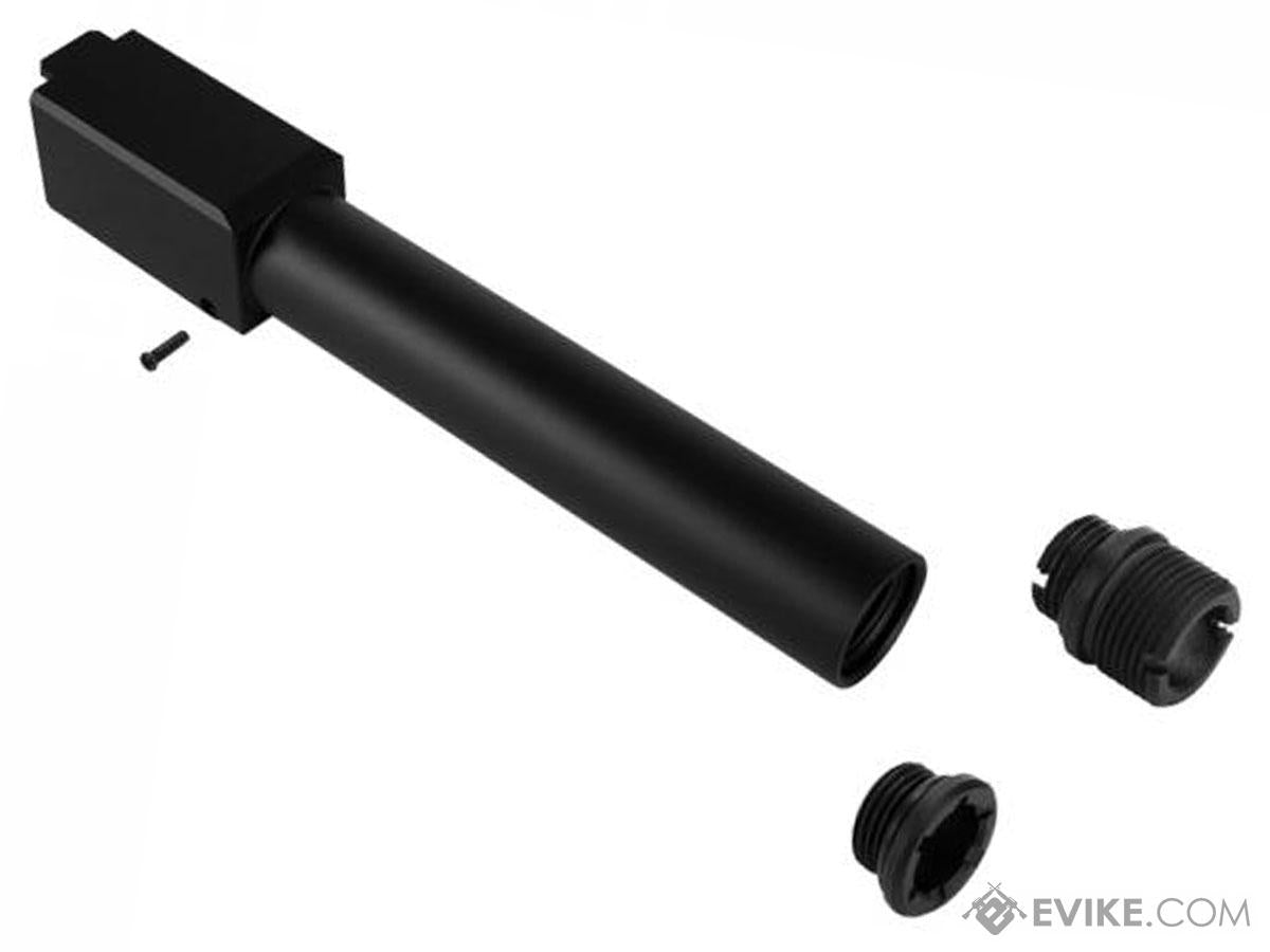Nine Ball "Non-Recoiling" Two-Way Outer Barrel for Elite Force GLOCK 17 Airsoft Gas Blowback Pistols (Color: Black)
