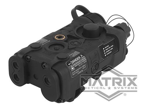 Matrix Mini PEQ-NGAL Next Generation Red / IR Dual Laser and Flashlight (Color: Black)