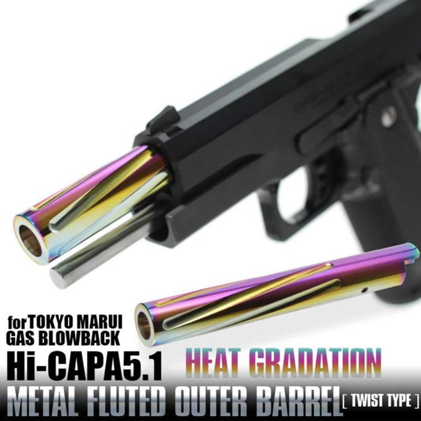 Hi-CAPA 5.1 FLUTED OUTER BARREL TWIST TYPE(HEAT GRADATION) Laylax