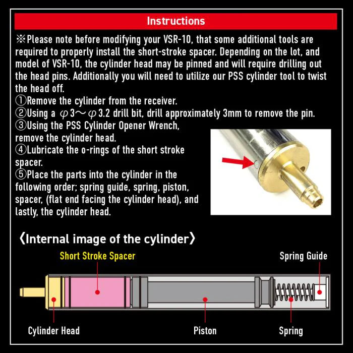 VSR-10 Short Stroke Kit