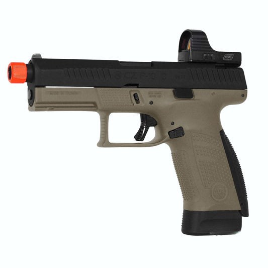 ASG CZ Licensed CZ P-10C Optic Ready Gas Blowback Airsoft Pistol (Model: Dark Earth)