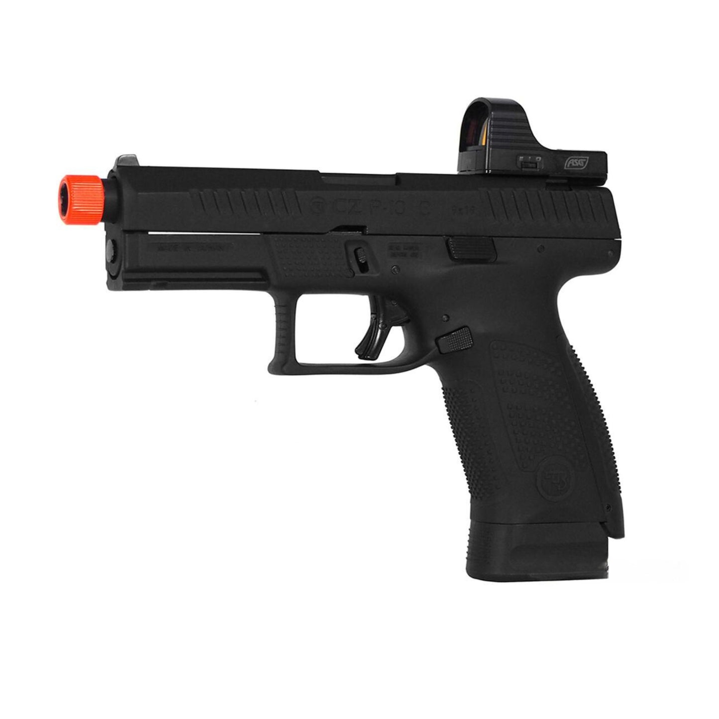 ASG CZ Licensed CZ P-10C Optic Ready Gas Blowback Airsoft Pistol (Model: Black)