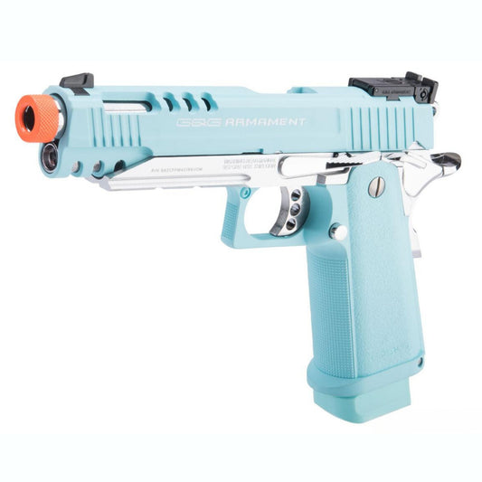 G&G GPM1911 CP Gas Blowback Airsoft Pistol w/ Hard Case (Color: Macaron Blue)