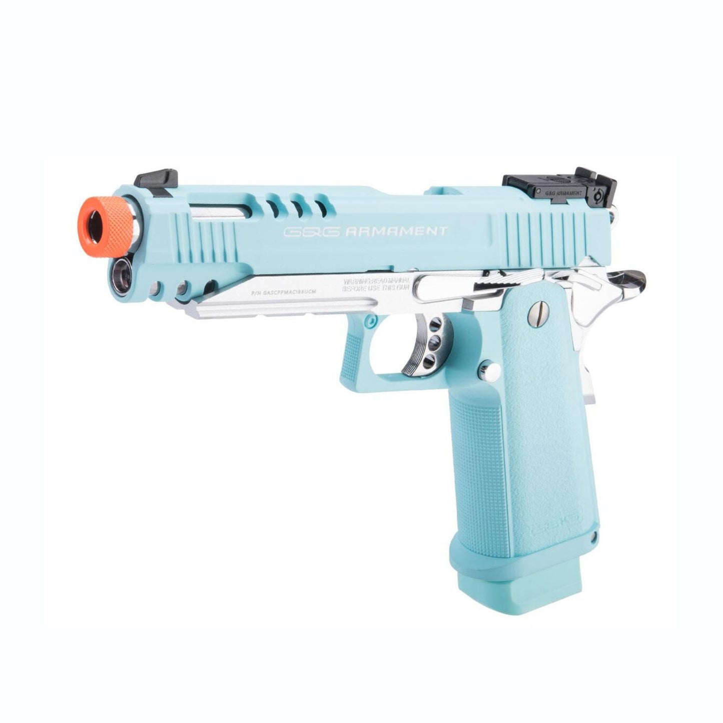 G&G GPM1911 CP Gas Blowback Airsoft Pistol w/ Hard Case (Color: Macaron Blue)