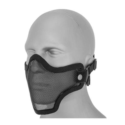 Lancer Tactical METAL MESH HALF MASK (BLACK)