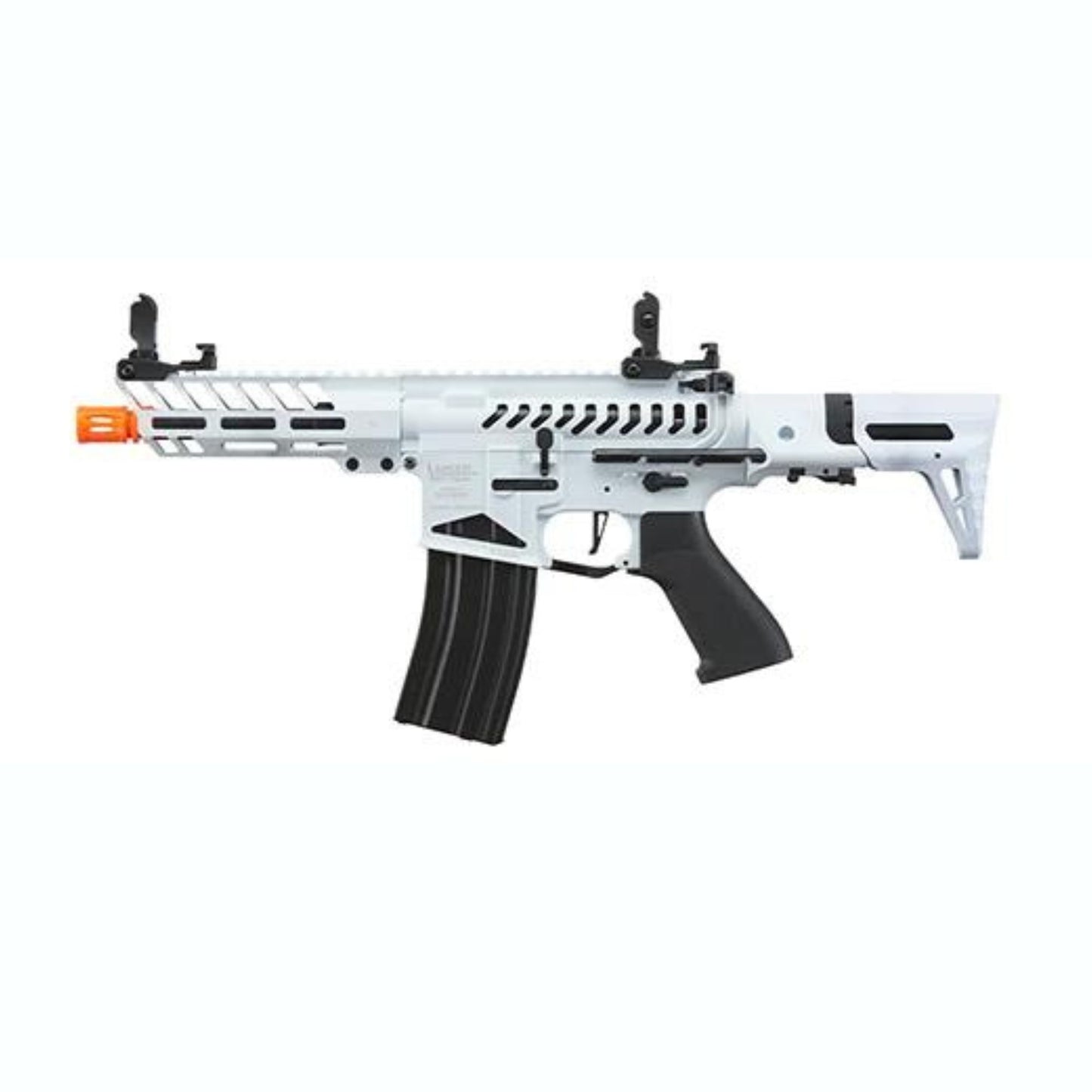 Lancer Tactical ProLine NEEDLETAIL PDW Skeleton AEG Low FPS (Color: White/Black)