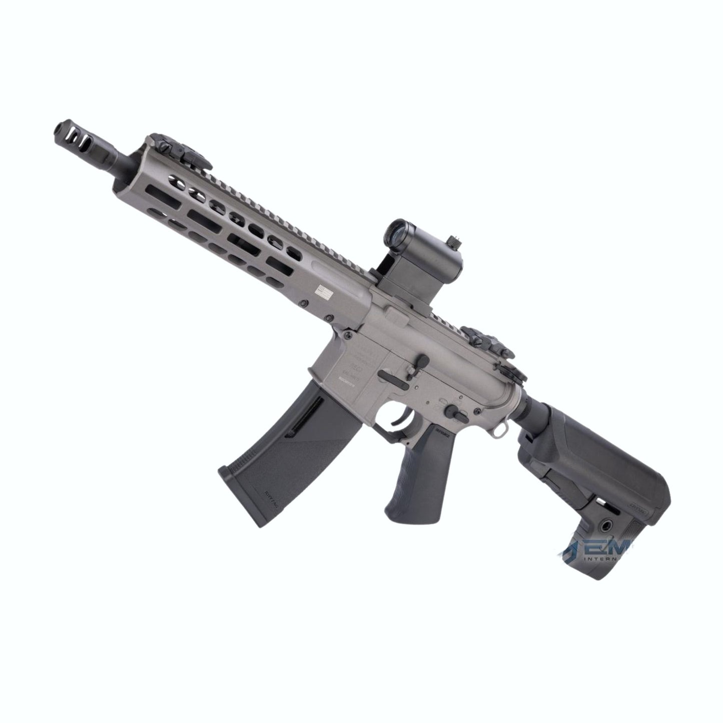 EMG / KRYTAC / BARRETT Firearms REC7 DI AR15 AEG Training Rifle (Color: Tungsten / SBR)