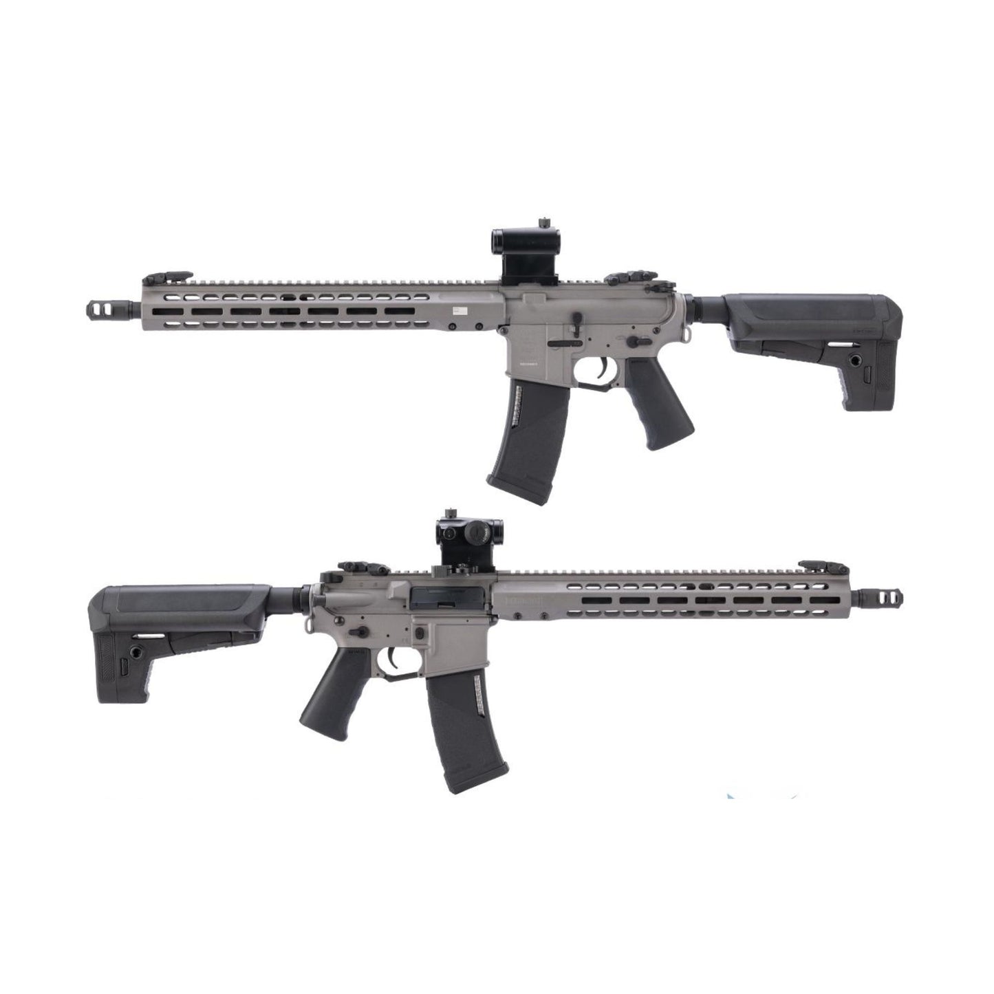 EMG / KRYTAC / BARRETT Firearms REC7 DI AR15 AEG Training Rifle (Color: Tungsten / SBR)