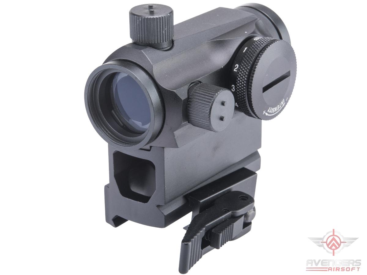 Avengers X1 Compact Reflex Red & Green Dot Sight w/ QD Riser