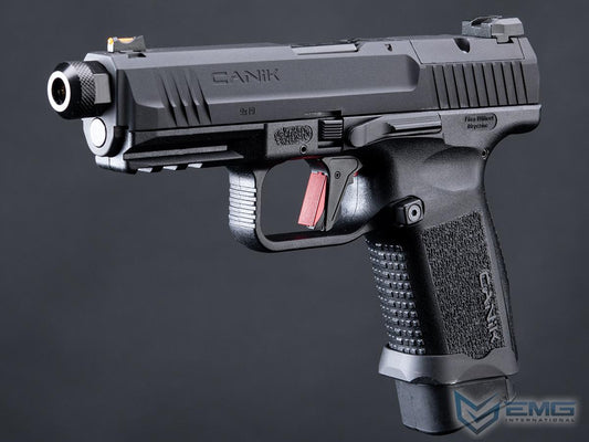 EMG x Canik x Salient Arms TP9 Elite Combat Airsoft Training Pistol - Cybergun (Color: Black / Gun Only)