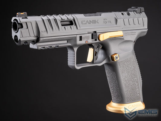EMG x Cybergun CANIK SFx RIVAL Gas Blowback Airsoft Pistol (Color: Grey)