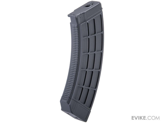 CYMA 200rd Waffle Mid-Cap Magazine for AK Airsoft AEG Rifle (Color: Black)