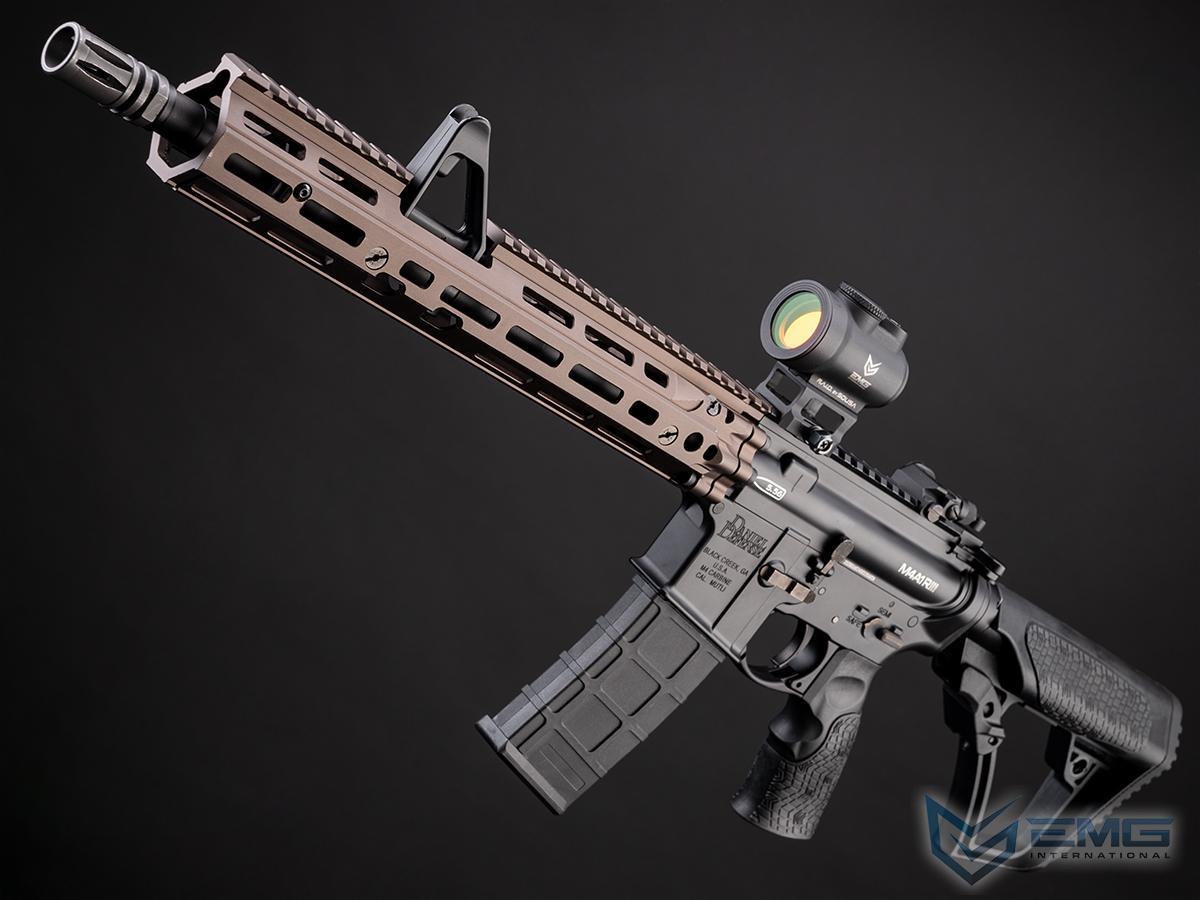 EMG Helios Daniel Defense Licensed M4A1 RIII Gas Blowback Airsoft Rifle by Golden Eagle (Color: Tan / 13" RIS)