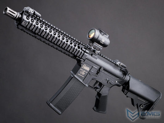 EMG Specna Arms Daniel Defense Licensed MK18 SA-C19 CORE Gen. 2 Airsoft AEG Rifle w/ HAL MOSFET (Color: Black)