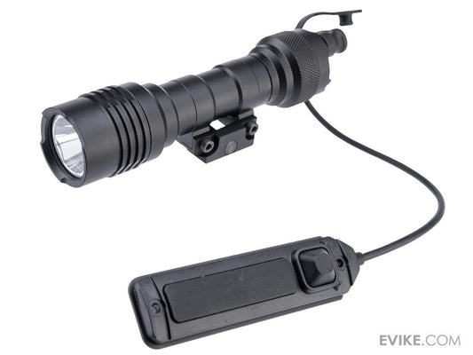 WADSN 450 Lumen Tactical Flashlight w/ Pressure Switch (Color: Black)