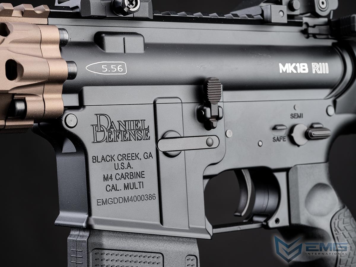 EMG Helios Daniel Defense Licensed MK18 RIII Airsoft AEG Rifle w/ CYMA Platinum Gearbox