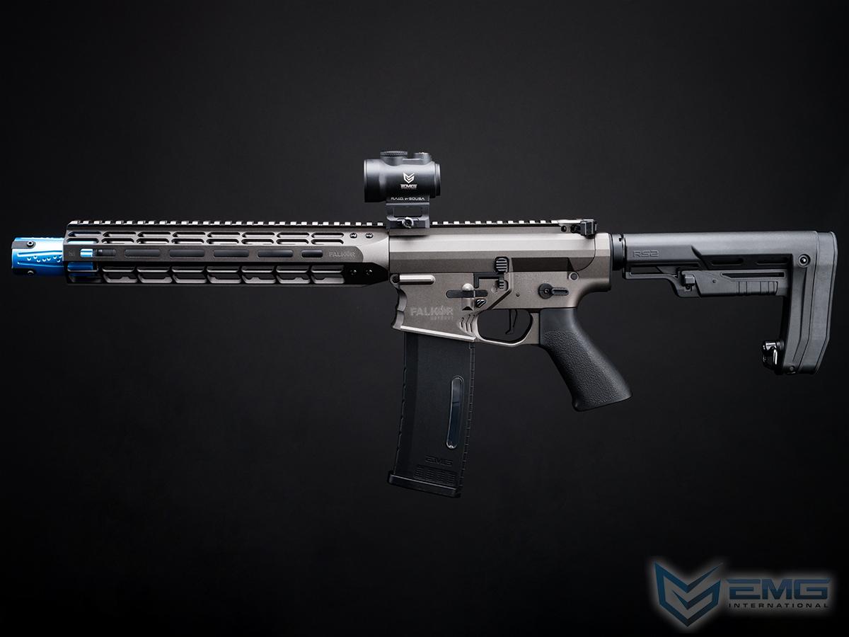 EMG Falkor Blitz SBR AR-15 Airsoft AEG Rifle w/ Edge II Gearbox and E-Shooter MOSFET