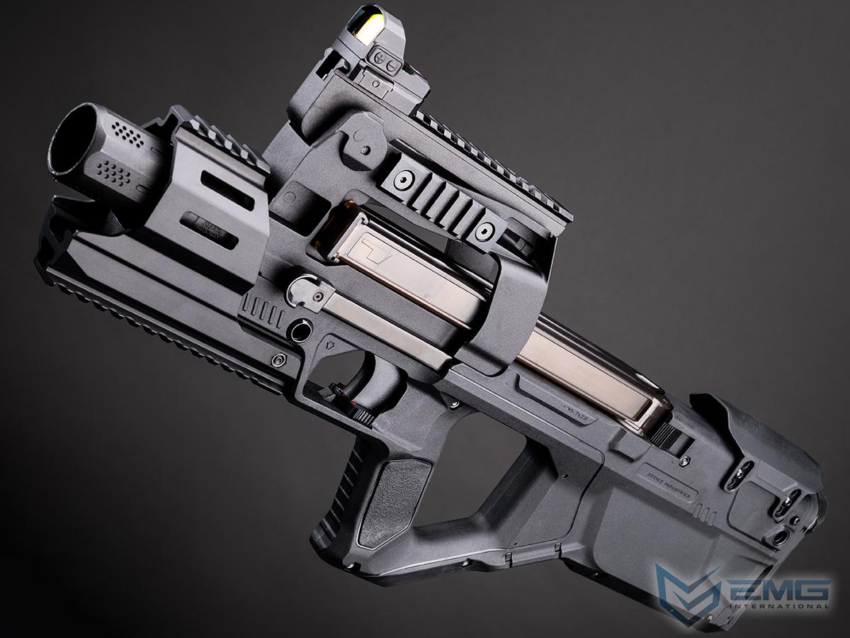 EMG x Strike Industries Compact SI-90 Airsoft AEG Rifle w/ E-Shooter Kestrel ETU (Color: Black / Standard Motor)