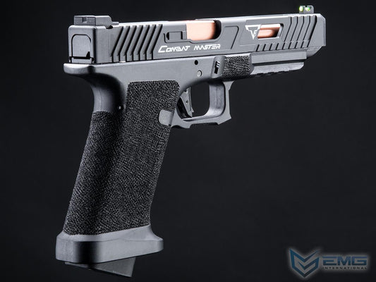 EMG Custom TTI JW2 Polymer Combat Master Slide + Ultimate GBB Frame Custom Gas Blowback Airsoft Pistol