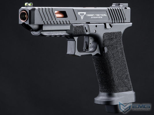EMG TTI JW2 CNC Combat Master Slide + EMG Salient Arms International BLU Frame Custom Gas Blowback Airsoft Pistol