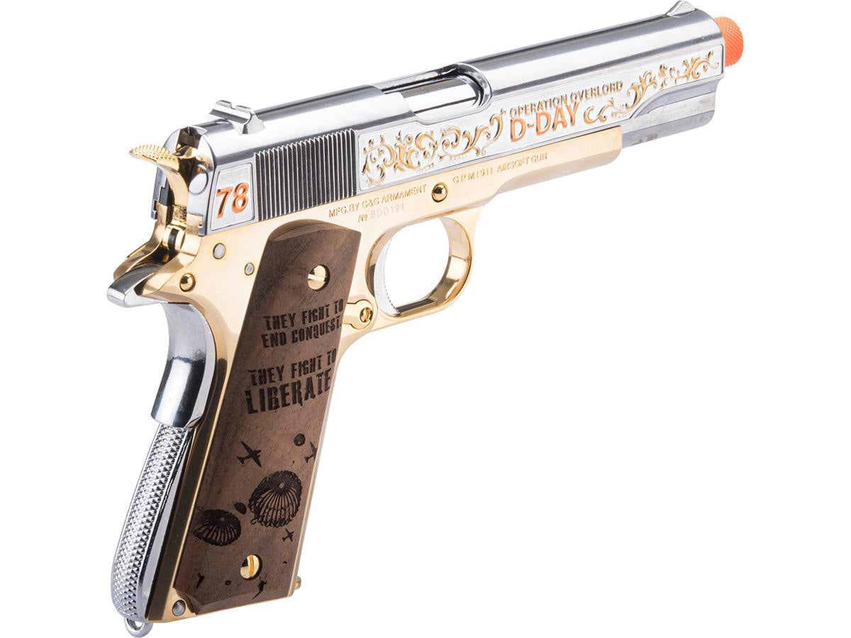 G&G GPM1911 D-Day 78th Anniversary Limited Edition Gas Blowback Airsoft Pistol