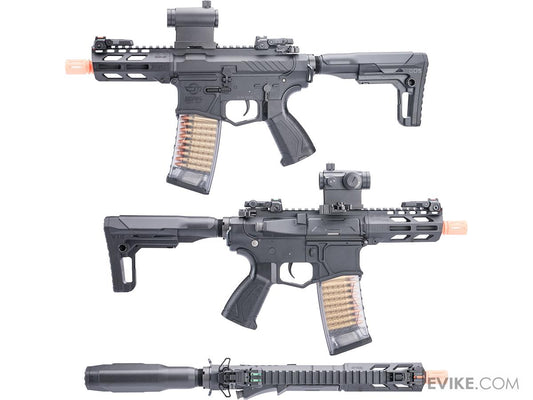 G&G Combat Machine CM16 CQB Batto Airsoft M4 AEG Rifle (Color: Black)