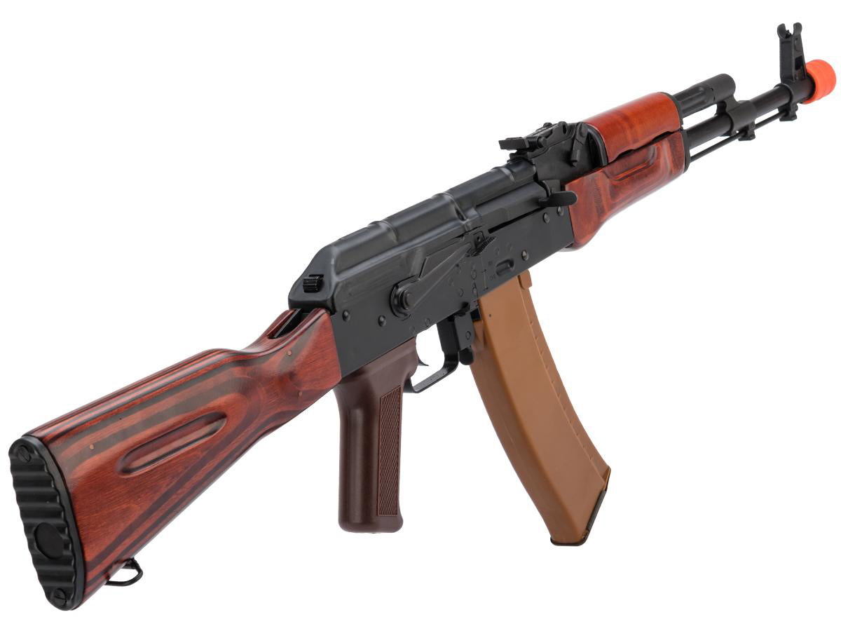 LCT Airsoft AK74 NV Stamped Steel Airsoft AEG w/ Real Wood Furniture (Model: Standard AEG)