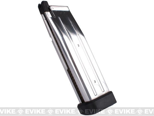 Tokyo Marui 31 Round Magazine for Hi-Capa Gas Blowback Airsoft Pistols (Color: Silver)