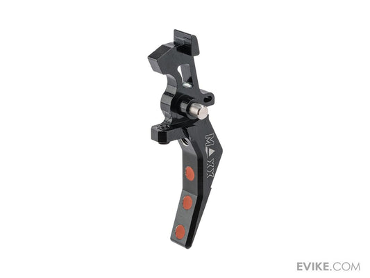 Maxx Model CNC Aluminum Advanced Speed Trigger for M4 / M16 Series Airsoft AEG (Style: B / Black)