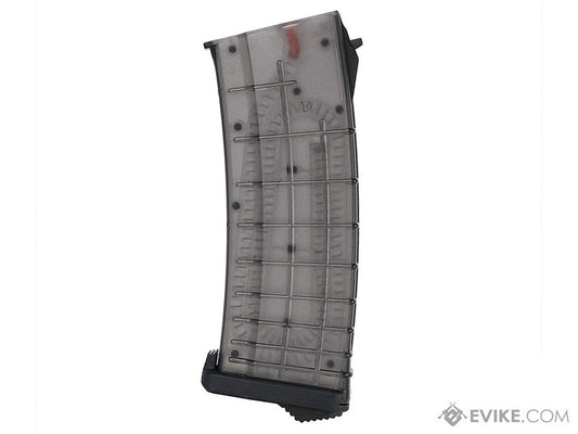 PTS TPM-AK 155rd Translucent Mid-Cap Magazine for Airsoft AEG Rifles