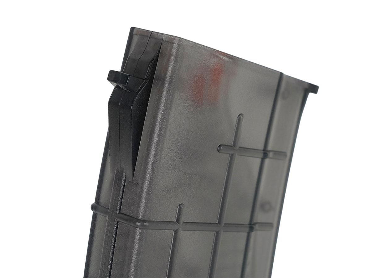 PTS TPM-AK 155rd Translucent Mid-Cap Magazine for Airsoft AEG Rifles