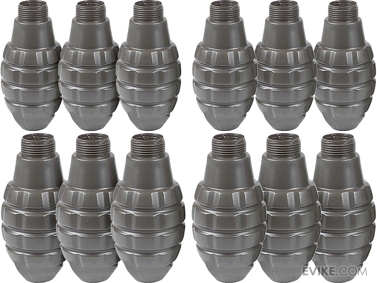 APS Spare Replacement Shells for Thunder B Sound Grenade Cores (Package: Pineapple Grenade / 12 Pack)