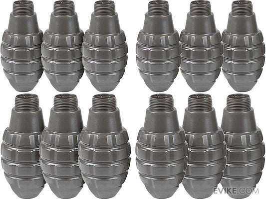 APS Spare Replacement Shells for Thunder B Sound Grenade Cores (Package: Pineapple Grenade / 12 Pack)