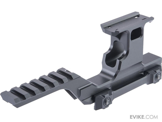 WADSN 6 Slot Picatinny/1913 and T1/T2 Reflex Sight Dual Riser Mount (Color: Black)