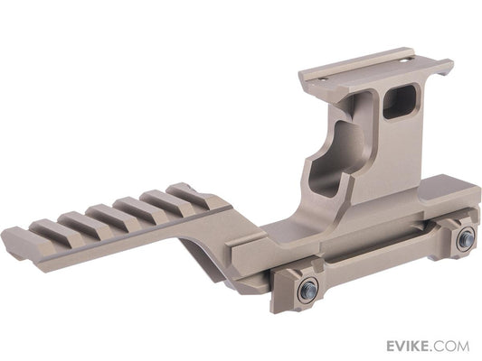 WADSN 6 Slot Picatinny/1913 and T1/T2 Reflex Sight Dual Riser Mount (Color: Dark Earth)