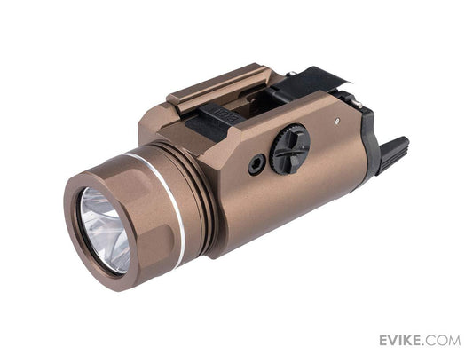 WADSN 700 Lumen Tactical Rail Mounted High Lumen Pistol Flashlight (Color: Dark Earth)